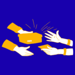 Consumer Behaviour in India 2025: Trends, Insights & Strategies for Brands Icon showing a hand delivering a package while another hand gives cash, symbolizing Cash on Delivery (COD) in e-commerce.