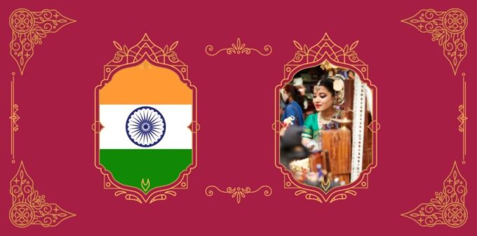 How to Decode Indian Consumer Psychology in 2025: A Comprehensive Guide to Understanding the World’s Most Complex Consumer Market Indian woman consumer with shopping bags inside tricolor flag design, symbolizing Indian consumer psychology in 2025