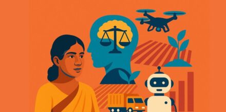 Ethical Innovation — AI for Inclusion, Not Just Efficiency Ethical innovation in Bharat — AI-driven inclusion and human-centered technology collage illustration