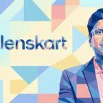 Launchpad Bharat: Skyroot’s Audacious Leap to the Stars Peyush Bansal founder of Lenskart geometric art illustration for success story cover