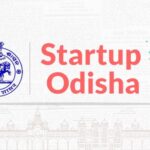 Startup Odisha official logo alongside the text Startup Odisha with a pencil icon and a silhouette of the Odisha Legislative Assembly, representing government grants and support for entrepreneurs.
