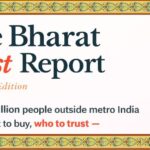 The Bharat Trust Report 2025 First Edition banner showing how 900 million people outside metro India decide what to buy and who to trust