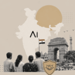 Bharat AI Readiness Index 2026 banner showing India map, grassroots communities, and AI-led development across non-metro regions