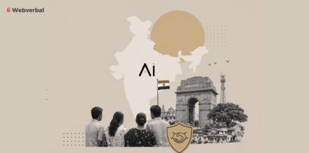 Bharat AI Readiness Index 2026 banner showing India map, grassroots communities, and AI-led development across non-metro regions