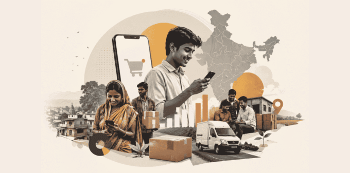 D2C demand in Tier 2 and Tier 3 cities India showing digital commerce growth, rural consumers, logistics and smartphone-driven shopping ecosystem