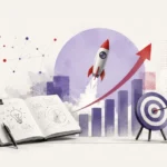 How to Build a D2C Quick Commerce Pitch Deck in India: The 2026 Zepto & Blinkit Guide Editorial illustration representing a startup pitch deck with business strategy, fundraising, investor psychology and growth concepts.
