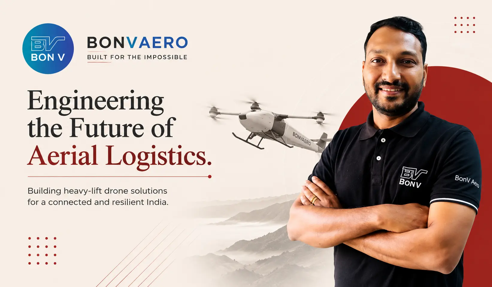 Webverbal 3 BonV Aero founder and aerial logistics startup from Bhubaneswar