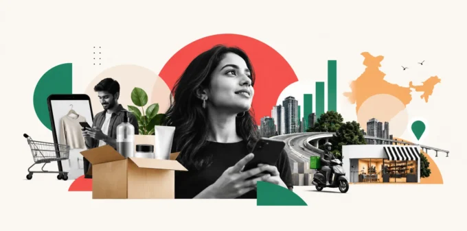 India D2C economy 2026 showing consumers, brands, e-commerce, retail and distribution channels
